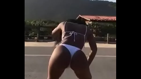 Morena Maryana Waving in a Bikini