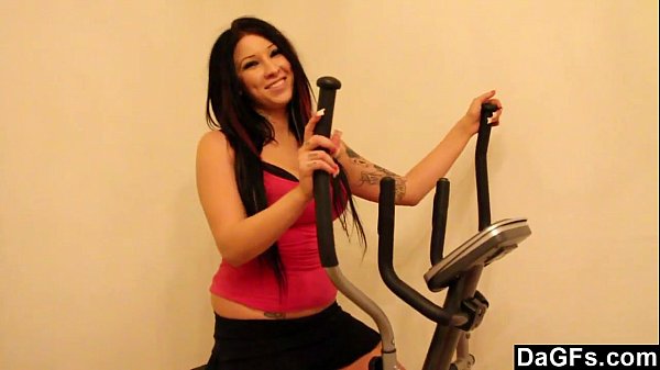 Dagfs - Disturbing Her Sexy Workout With An Epic Tit Fuck