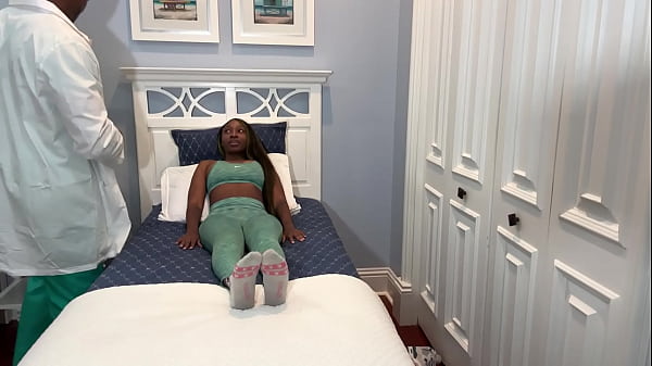 Doctor Luv Visits A Beautiful Teen To Help Her Feel Better With His Big Dick