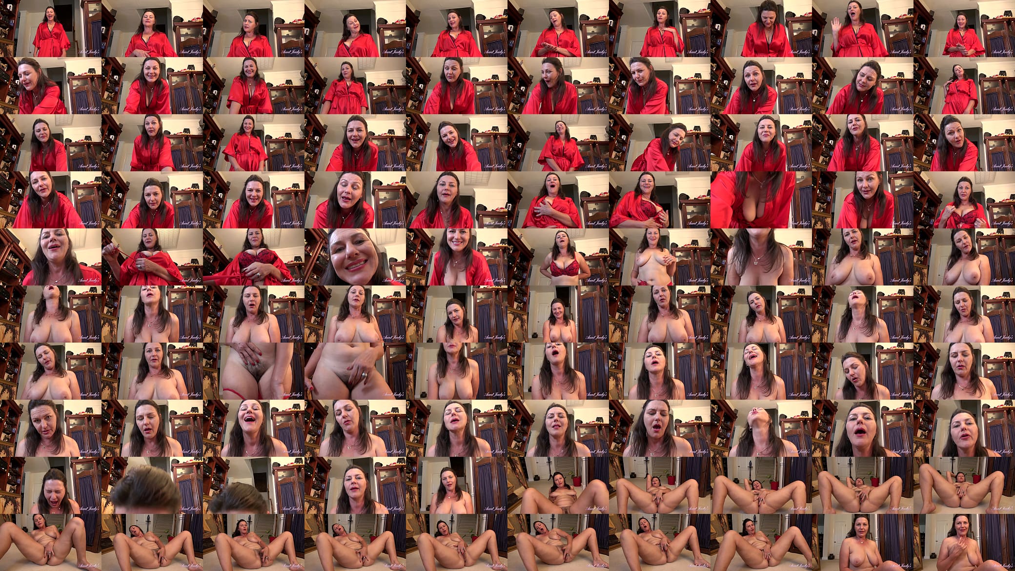 AuntJudys - Your Mature Full-Bush Step-Aunt Joana gives you a Taboo Massage & Handjob 预览图