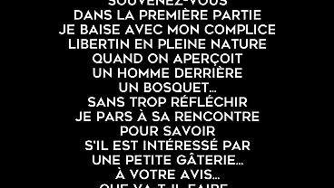 Baise en pleine nature avec deux grosses bites
