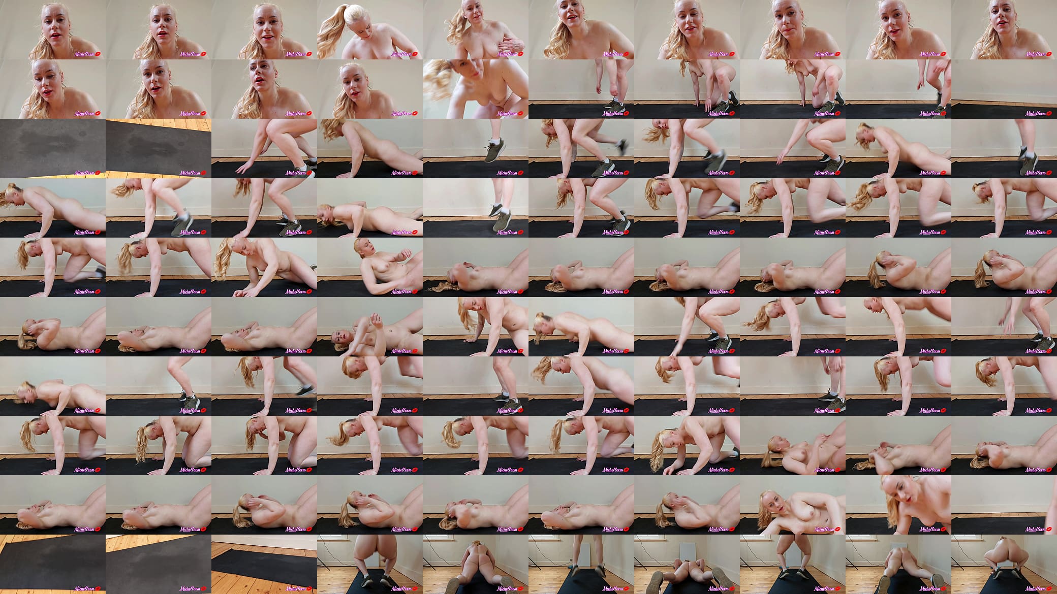 thick nude blonde sweaty cardio part3 预览图