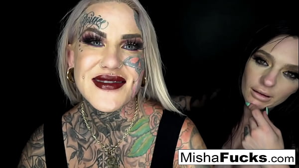 Evilyn Ink destroys Misha during a sexy energetic fuck!