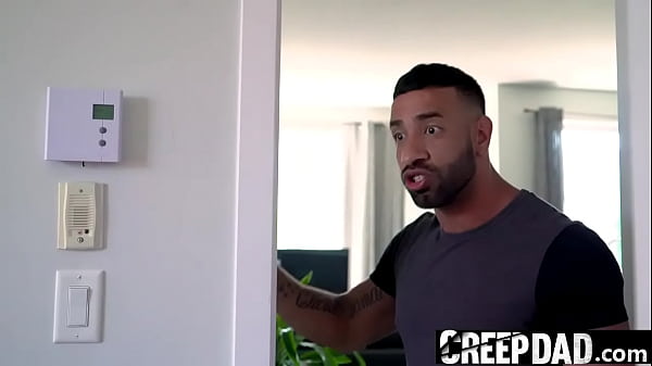 Hot Young Guy Getting Hard Fucked by Step Daddy's Big Dick - CreepDad