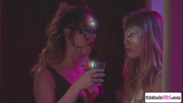 Petite blonde getting facesitted by lesbian sugarmom