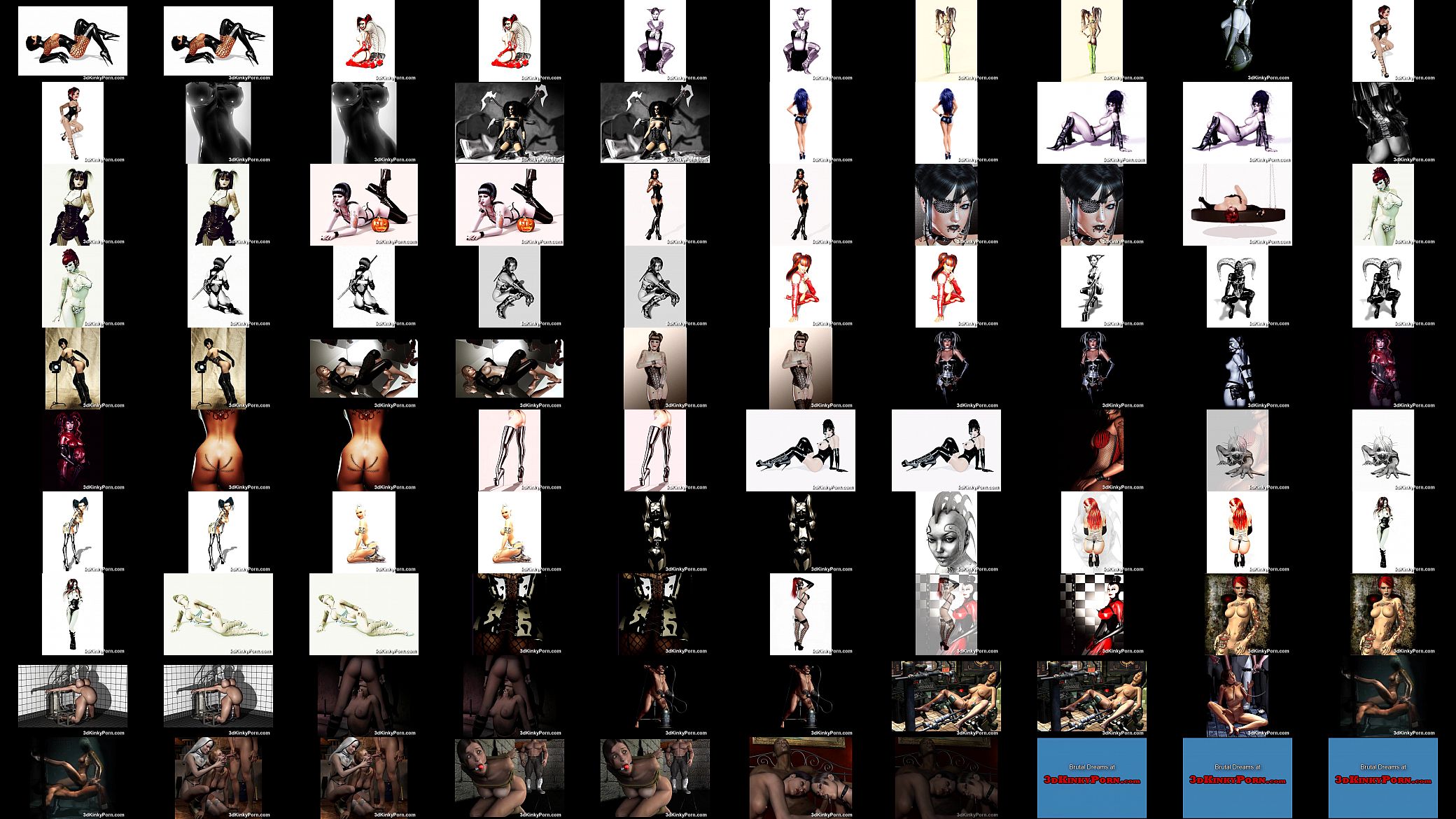 Crazy 3D Slave Girls! 预览图