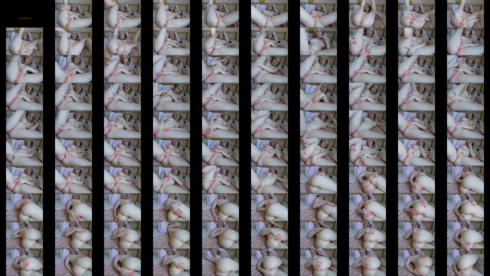Blonde white Girl Pussy show webcam 预览图