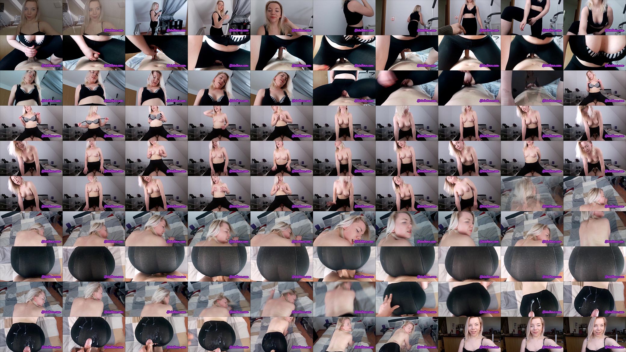 Personal trainer fucks young german blonde 预览图