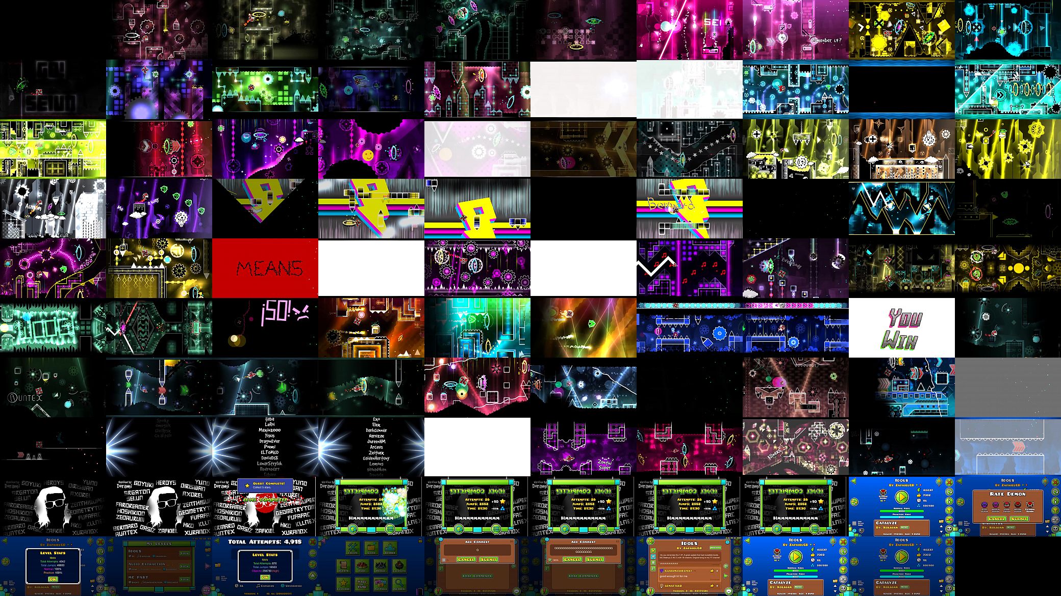 [GEOMETRY DASH] Idols by ZafkielGD &amp; many more 预览图