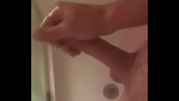 Cumshot in shower