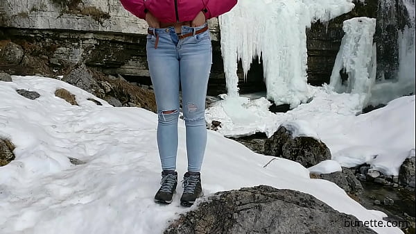 Waterfall makes water fall