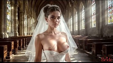 結婚式前の絶対服従：義理の妹は挙式の5分前に彼氏を裏切り、私に彼女の割れ目を一番下まで引き裂かせた[AI]
