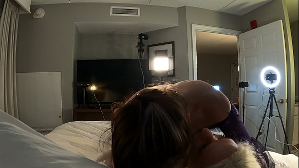 Petite Trans Woman Rides Crossdresser's Huge Cock