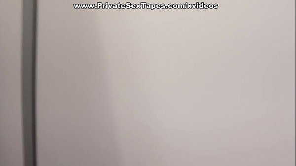 Amateur monster dick feeding cute bimbo in public toilet