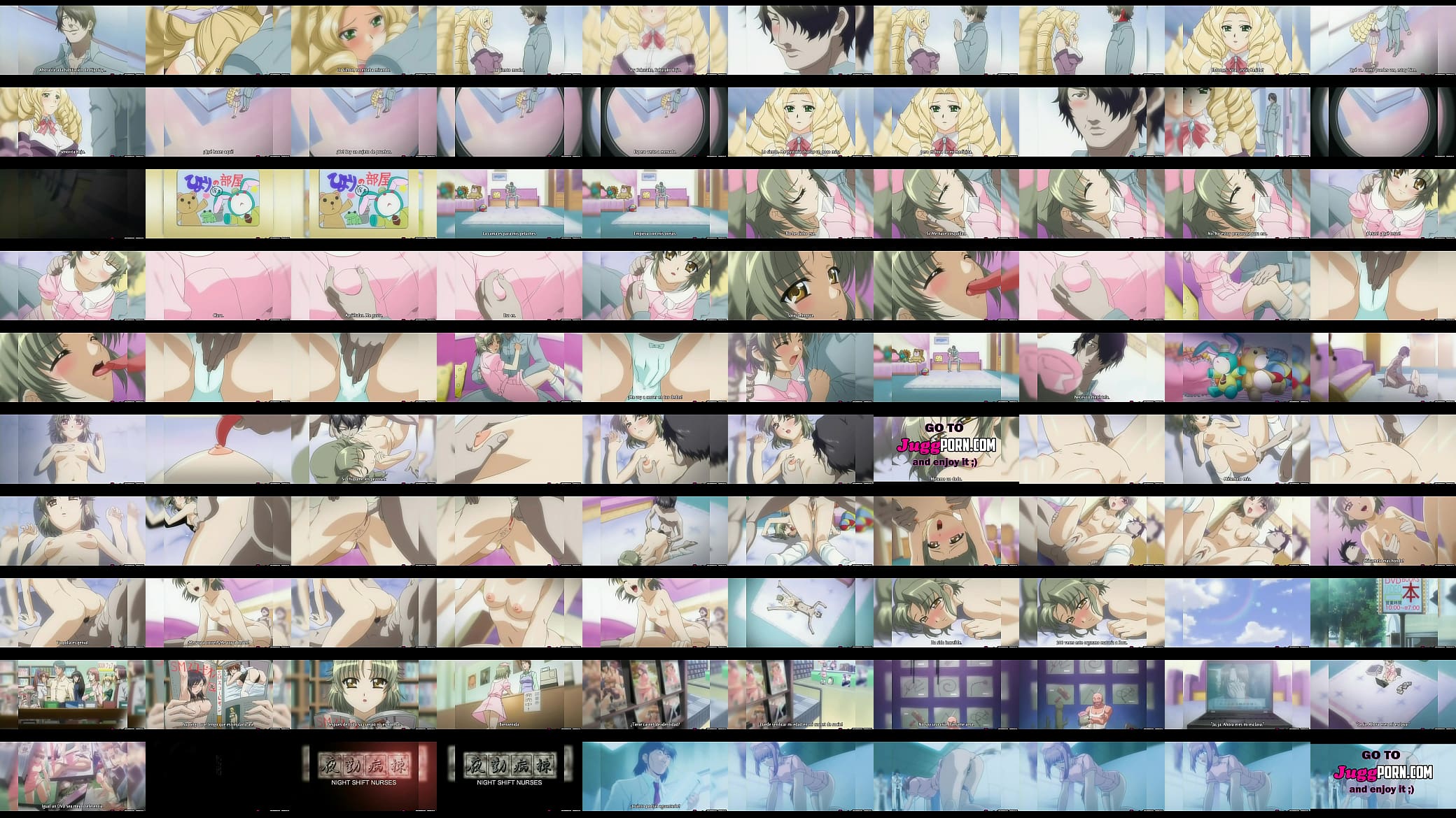 Paciente afortunado usa su polla para satisfacer a las enfermeras del hospital 02. HENTAI SIN CENSURA 预览图