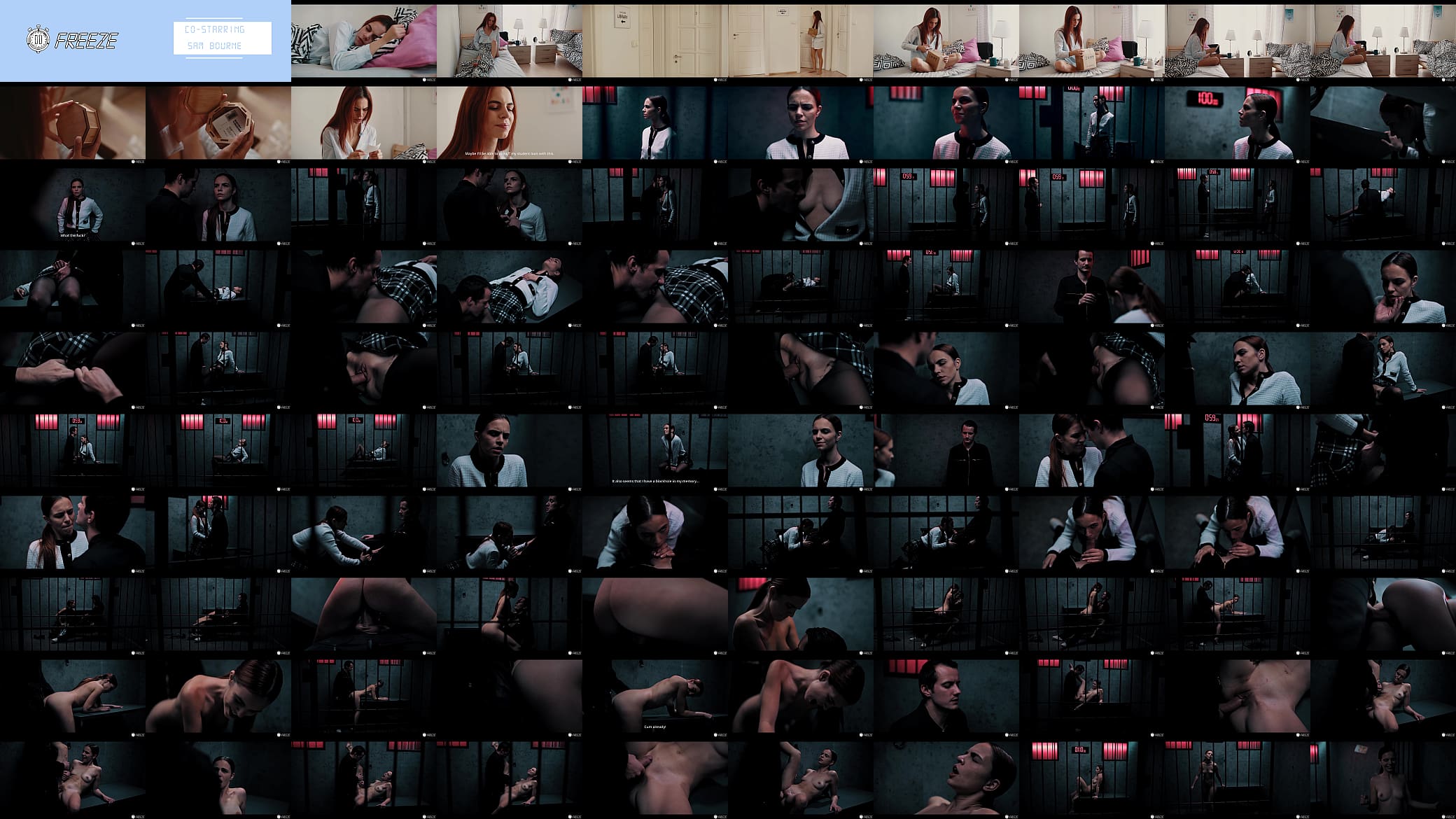 Sex Escape Room - Redhead gets Used like a Doll in Time Stop Freeze Fetish Porn 预览图