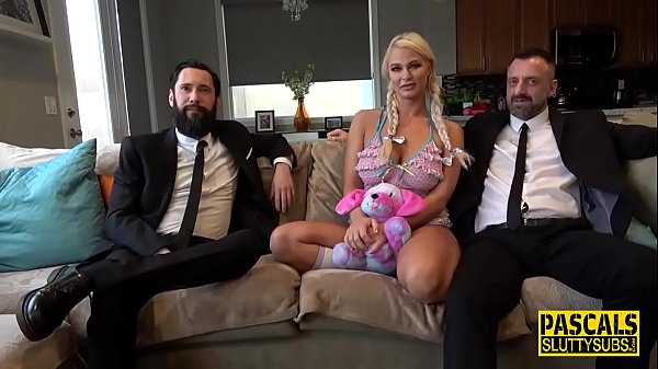 Fisted fetish milf submissive sucks cock