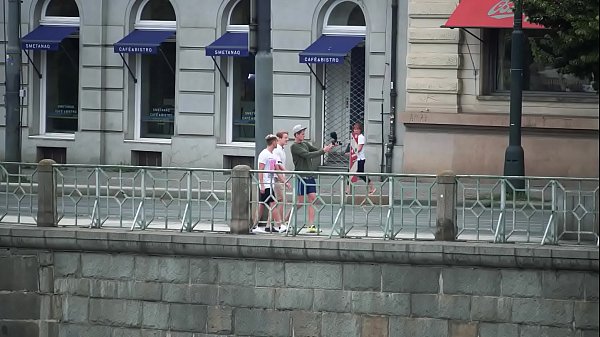 Slutty American visits Prague and fucks all the hottest guys