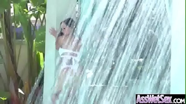 (Nikki Benz) Hot Girl With Big Oiled Butt Nailed Deep In Her Asshole movie-19