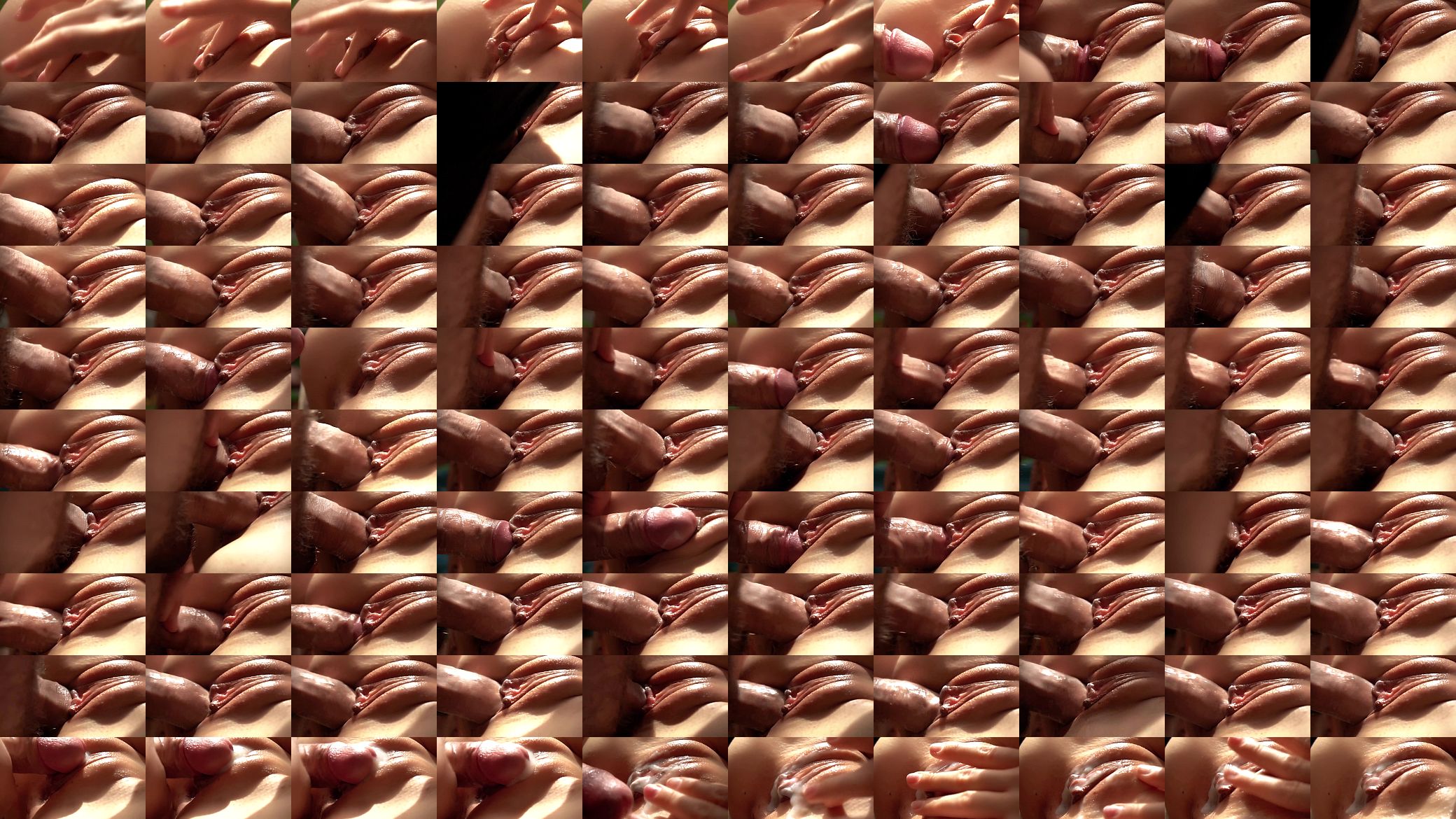 Close-up. Flooded her Entire Pussy with Sperm 预览图