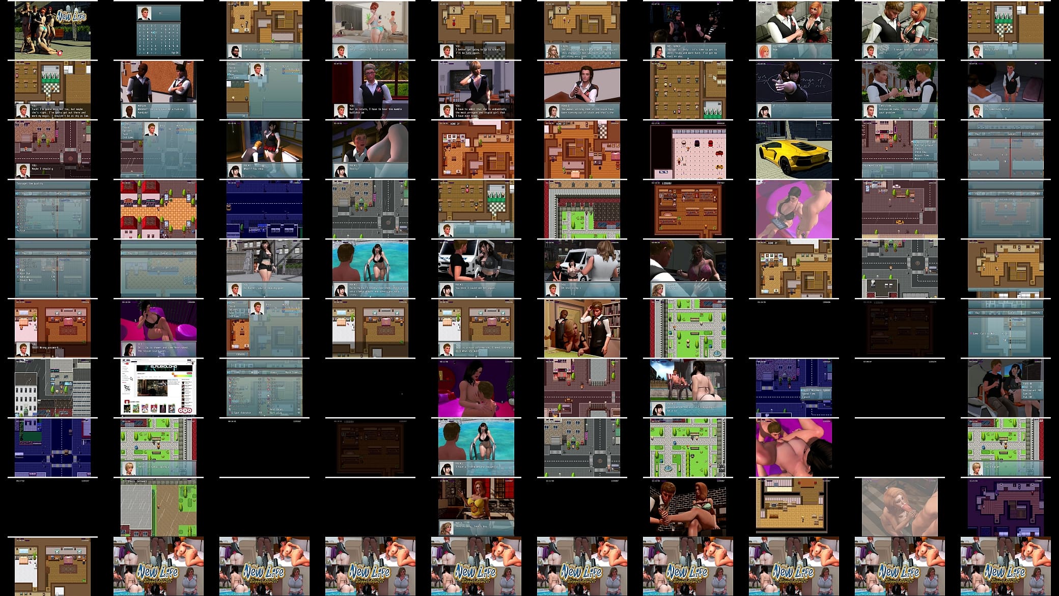My New Life v21Xtras - UNCENSORED - HD 1080p - Full Gameplay - Easter Eggs - all scenes and secrets - 1 预览图