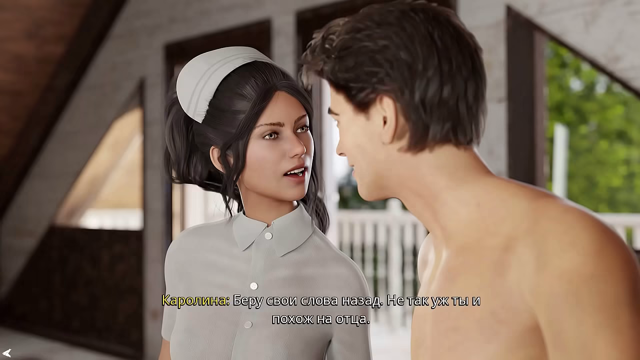 Game: FreshWomen, Episode 1 - Hardcore sex with a nurse (Russian voice)