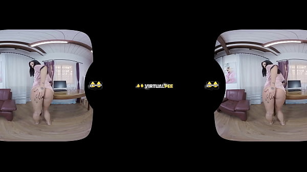 Virtual reality porn piss drinking for sexy babe Isabel Dark