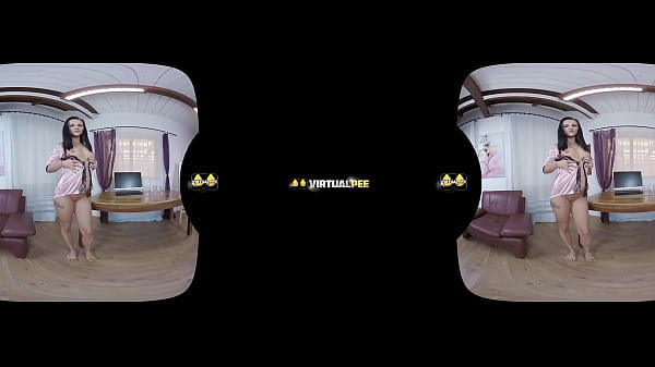 Virtual reality porn piss drinking for sexy babe Isabel Dark