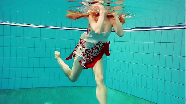 Sexy Polish babe Marketa naked in the pool