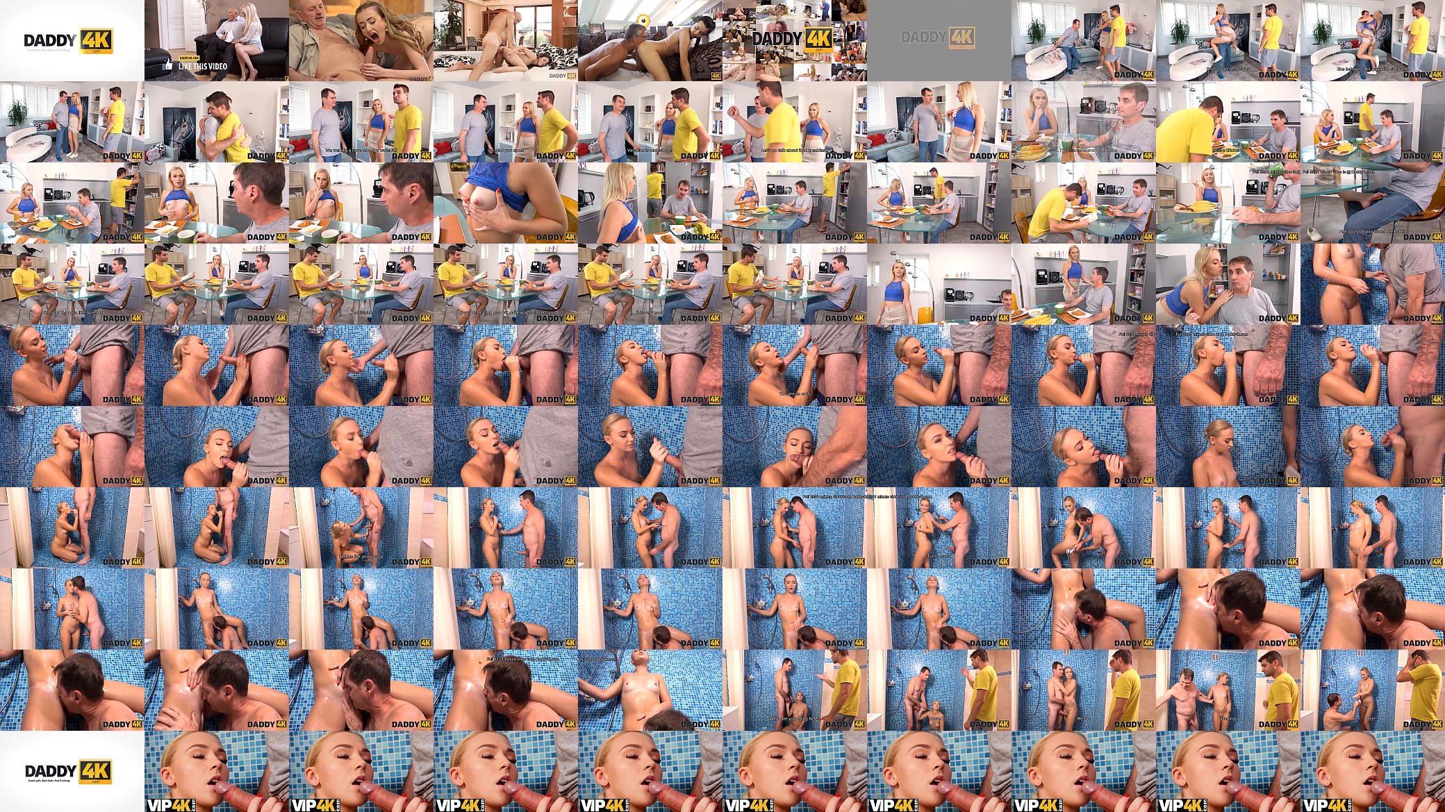 Naughty blond girl seduces BFs right behind guys back 预览图