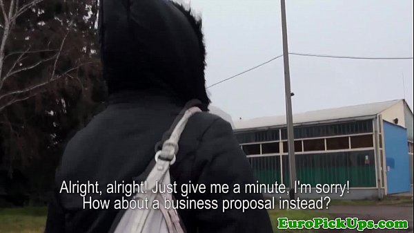 Real publicsex euro fucked from behind
