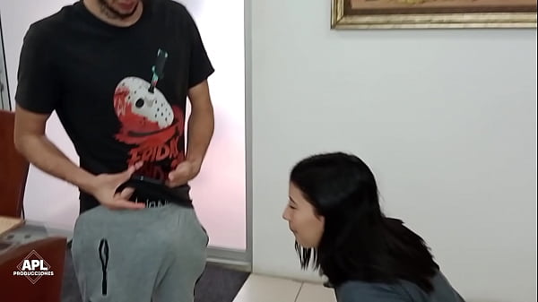 My stepsister wants to make her cheating boyfriend jealous and has sex with me until I squirt. PART 1