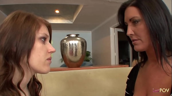 Milf lesbian brunette with tattoos initiated sex with a teen brunette with pussy licking and fingering during sixty nine