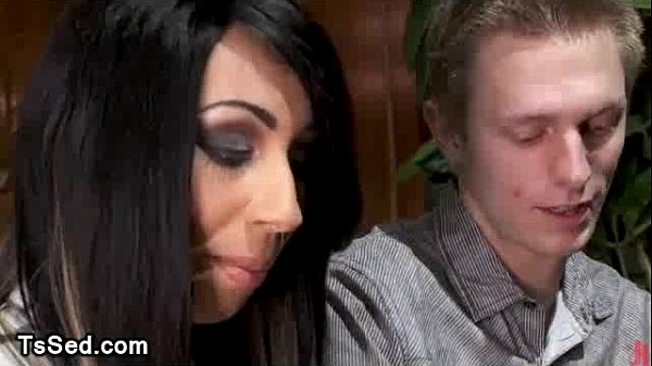 Huge dick tranny fucked in mouth and ass by her piano teacher