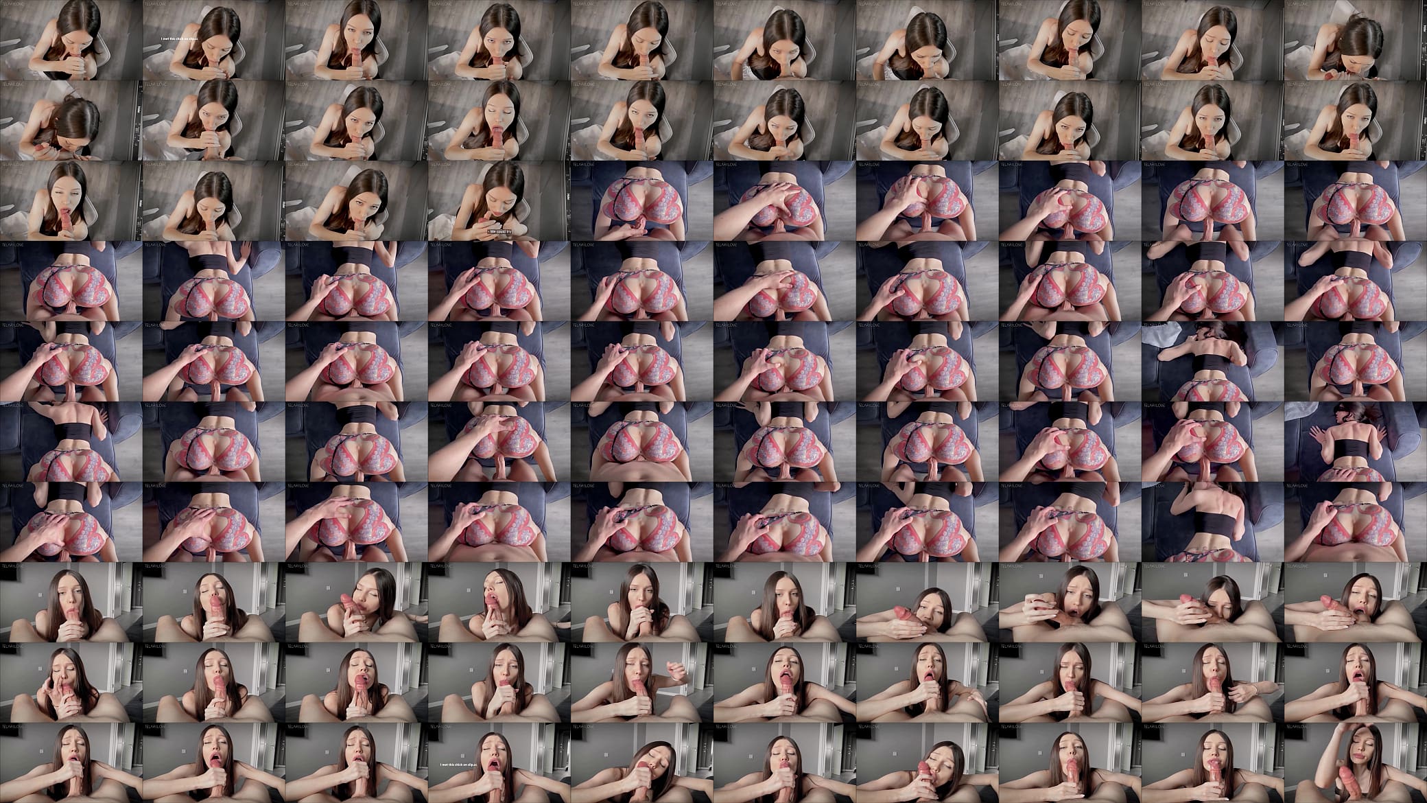 Stunning blue eyed brunette fuck and cum in mouth 预览图