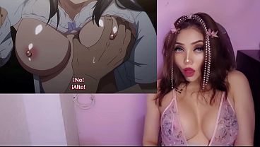She lets herself be taken by a fat pervert - Hentai Mujin Eki 01