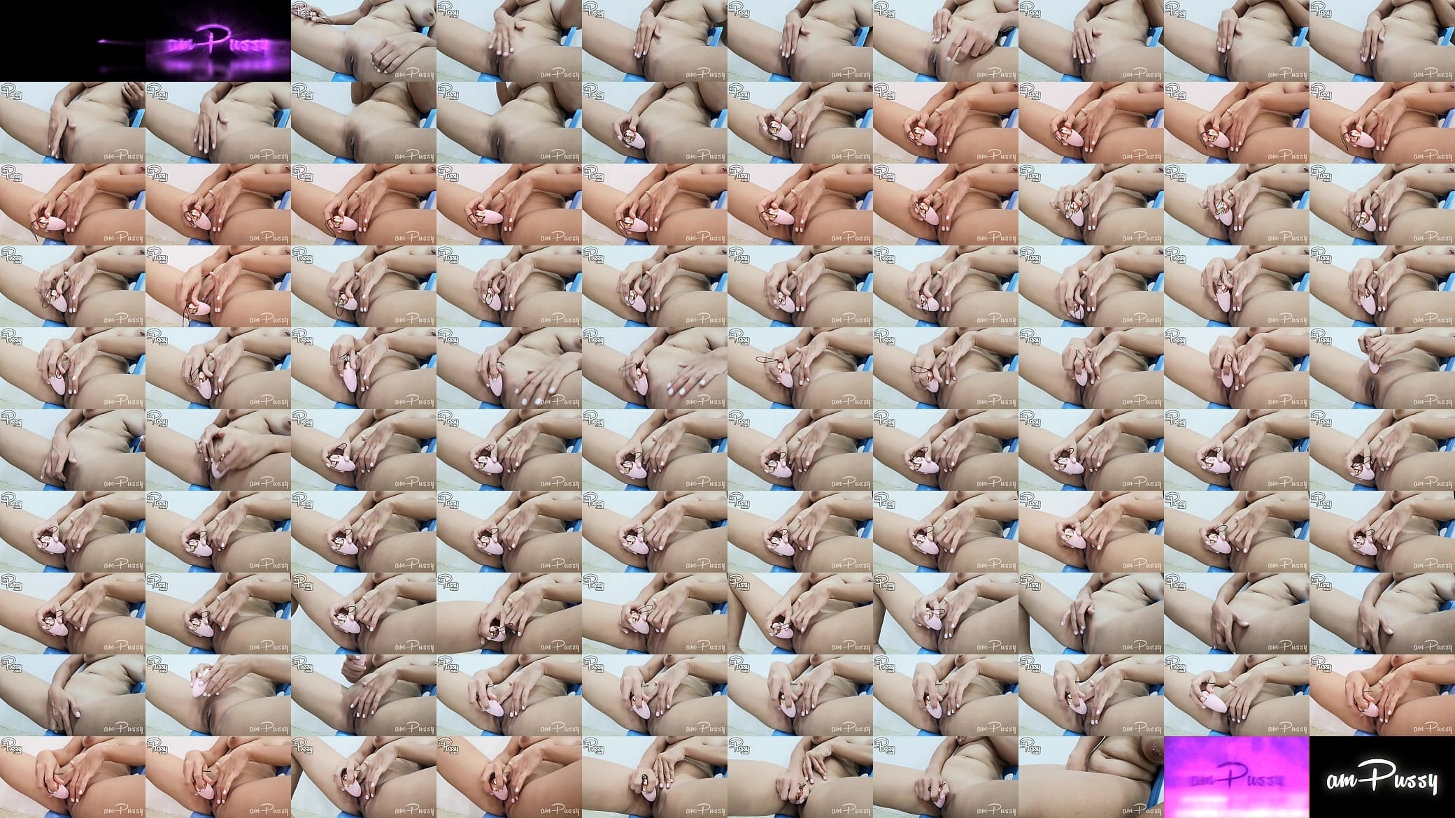 Vibrator on clit of amateur girl makes her cum 预览图