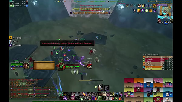 Anubarak usa sus tentaculos contra Cazter (final feliz)