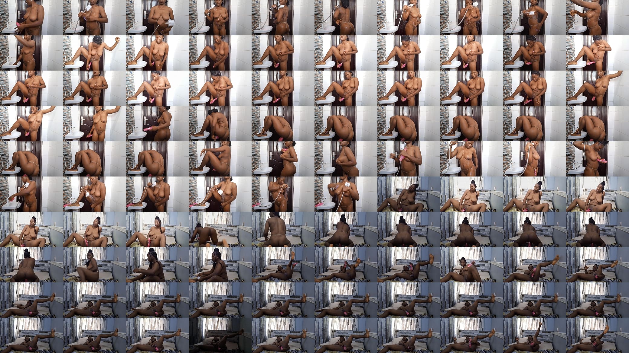 Having a shower and Anal with my dildo 预览图