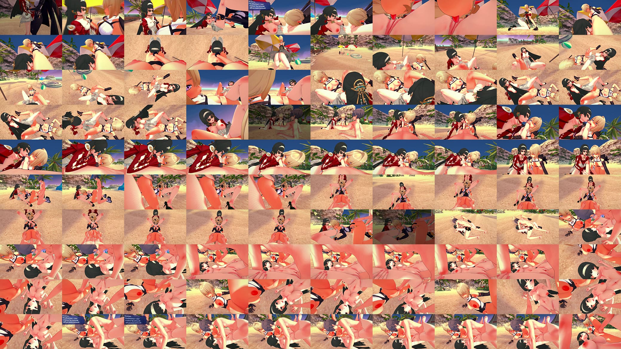Zenless Zone Zero - Astra Yao and Evelyn [3D Hentai, 4K 60FPS, Uncensored] 预览图