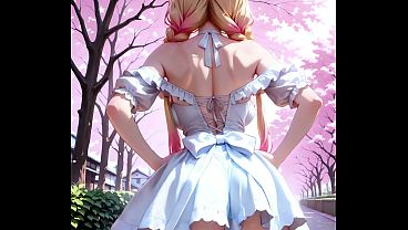 Adult Blonde Cosplay Model AI Animation - Fashion Fantasy [ZBAiArt]
