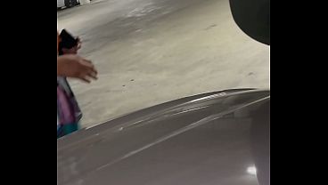 Big Booty Hotwife gets rammed in parking lot while Husband records from afar