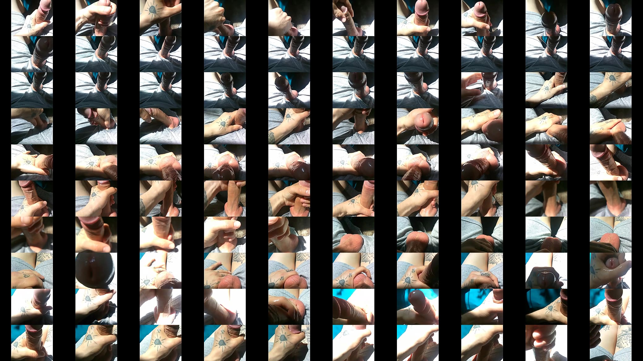 Chris Rodriguez grips his slippery cock 预览图