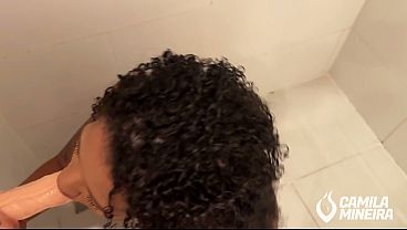 Give me your hard cock in the shower - Hot girl talking dirty wanting hot cum