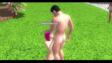 Valerie Visxen online sex adventures II: Threesome for fun