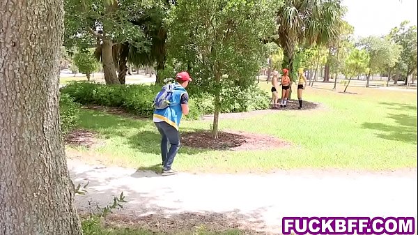 Pokemon teen chicks caught by the hunters big dick