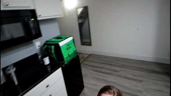 Fuck Uber Eats #3 - Petite Blonde Milf w/ big natural tits sucks the black off her Uber driver and swallows his cum load for the tip