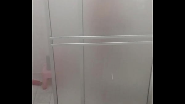 My girlfriend taking a shower
