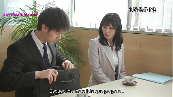 Novinha peituda dá pro colega de trabalho - LEGENDADO