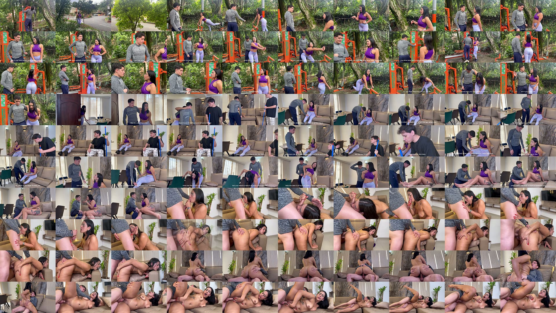Nerd Boy meets a Colombian MILF in a public park and then fucks her at her house while her stepson watches 预览图